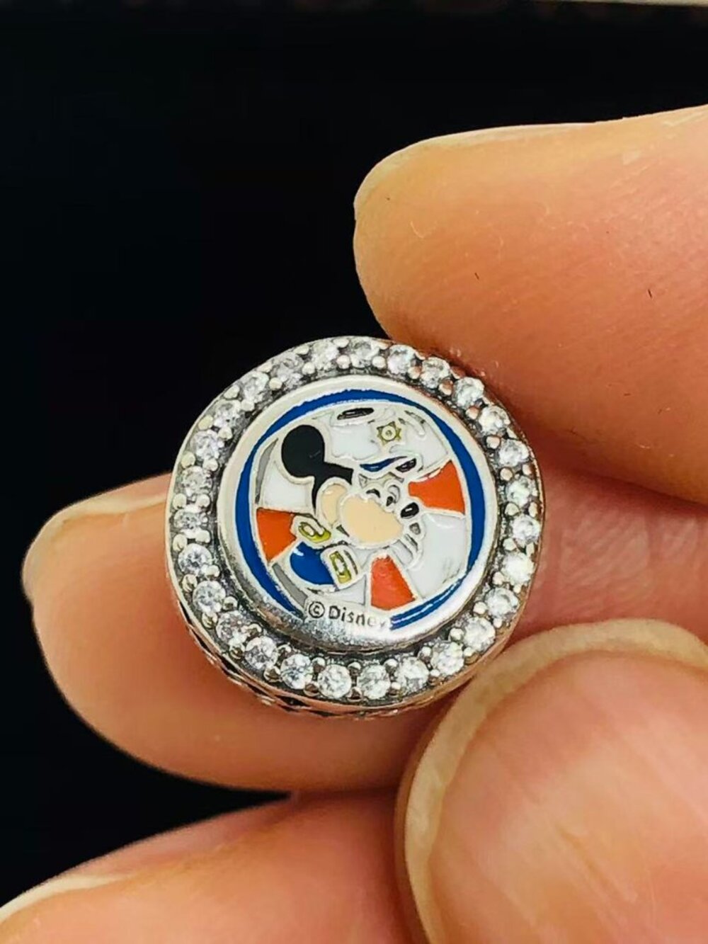 ✨🔥Pandora Captain Mickey & Minnie Charm